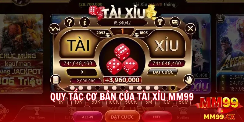 Tài xỉu mm99: Cách chơi, mẹo cược và quản lý vốn an toàn 1 Quy tắc cơ bản của Tài xỉu mm99